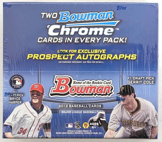 Image for 2012 Bowman Baseball Retail Box (24-Pack) (Reed Buy)