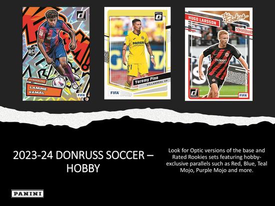Image for 2023/24 Panini Donruss Soccer Hobby Box