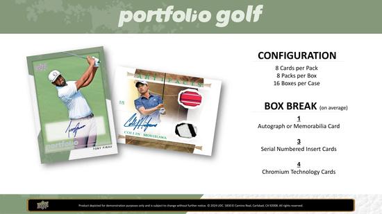 Image for 2024 Upper Deck Portfolio Golf Hobby Box