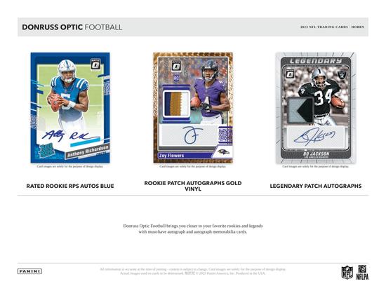 Image for 2023 Panini Donruss Optic Football 1st Off The Line FOTL Hobby Box