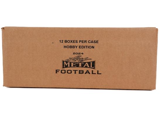 Image for 2024 Leaf Metal Football Hobby 12-Box Case