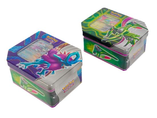 Image for Pokemon Paradox Clash (Walking Wake ex / Iron Leaves ex) 6-Tin Case