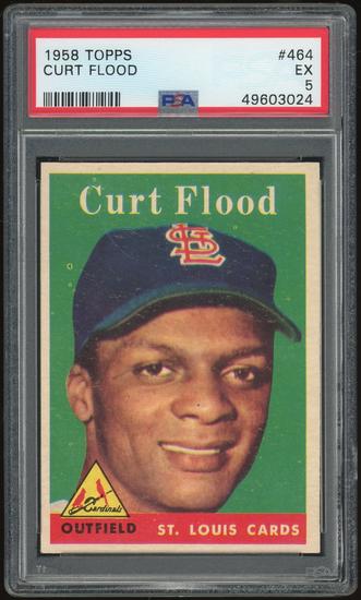 Image for 1958 Topps #464 Curt Flood RC PSA 5 *3024 (Reed Buy)