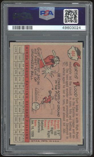 Image for 1958 Topps #464 Curt Flood RC PSA 5 *3024 (Reed Buy)