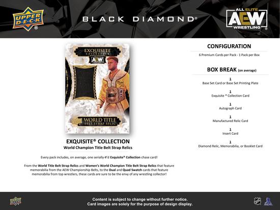 Image for 2024 Upper Deck AEW Black Diamond Wrestling Hobby Box