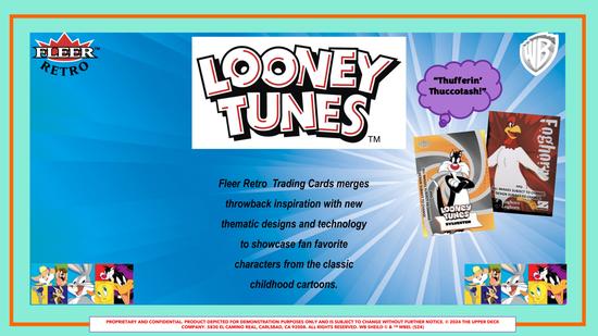 Image for 2024 Upper Deck Fleer Retro Looney Tunes Hobby 12-Box Case