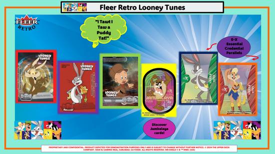 Image for 2024 Upper Deck Fleer Retro Looney Tunes Hobby 12-Box Case