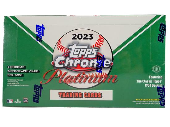 Image for 2023 Topps Chrome Platinum Anniversary Baseball Hobby Box