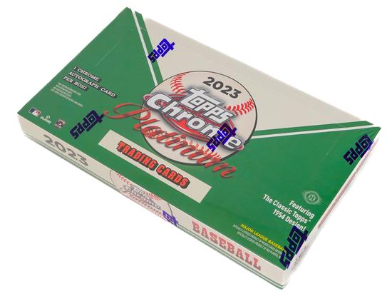 Image for 2023 Topps Chrome Platinum Anniversary Baseball Hobby Box