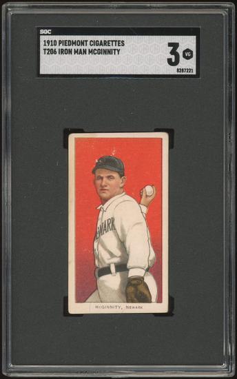 Image for T206 Piedmont 350 Iron Man McGinnity SGC 3 *7221 (Reed Buy)