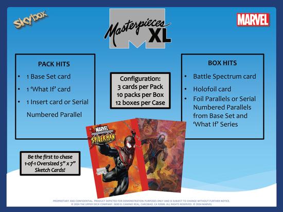 MARVEL MASTERPIECES XL (FEATURING JOE JUSKO) HOBBY BOX (UPPER DECK