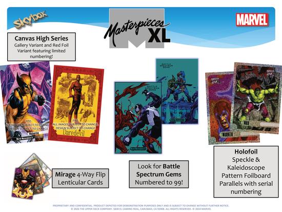 MARVEL MASTERPIECES XL (FEATURING JOE JUSKO) HOBBY BOX (UPPER DECK
