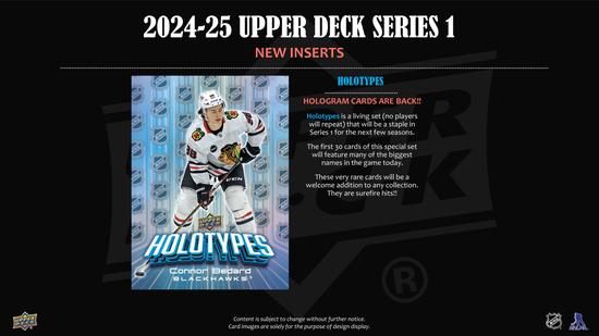 Image for 2024/25 Upper Deck Series 1 Hockey Hobby 12-Box Case