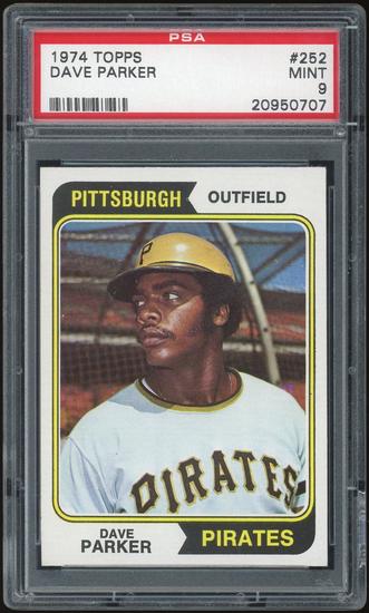 Image for 1974 Topps #252 Dave Parker RC PSA 9 *0707 (Reed Buy)