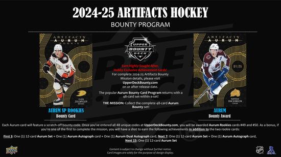 Image for 2024/25 Upper Deck Artifacts Hockey Hobby 10-Box Case