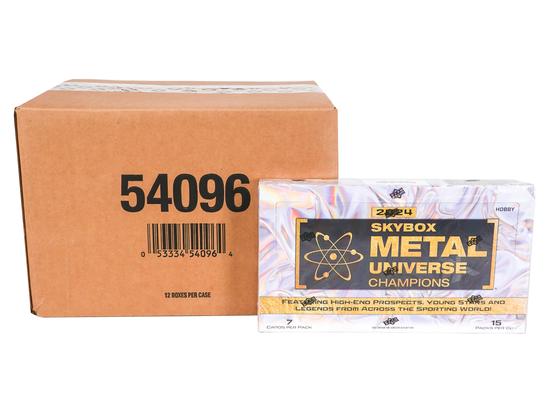 Image for 2024 Upper Deck Skybox Metal Universe Champions Hobby 12-Box Case