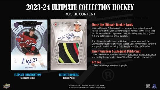 Image for 2023/24 Upper Deck Ultimate Collection Hockey Hobby Box