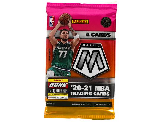 Image for 2020/21 Panini Mosaic Basketball Blaster Box (Orange Fluorescent Prizms!) (Reed Buy)