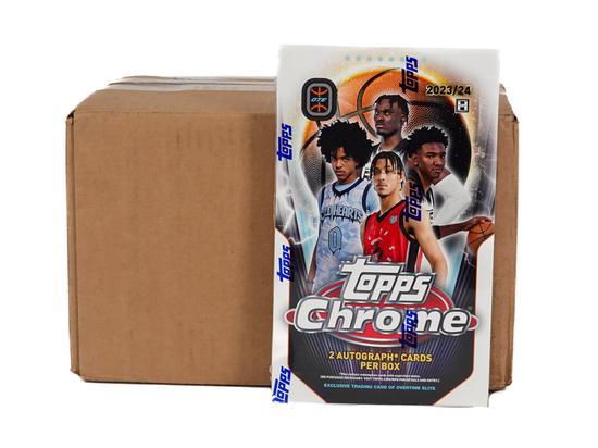 Image for 2023/24 Topps Chrome Overtime Elite Basketball Hobby 12-Box Case