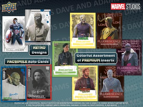 MARVEL STUDIOS SERIES 1 DISNEY+ HOBBY BOX (UPPER DECK 2024