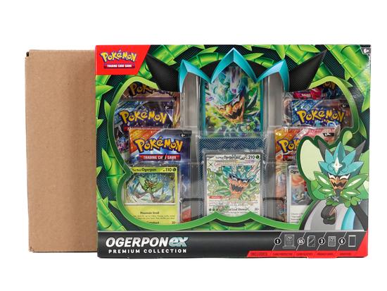 Image for Pokemon Ogerpon ex Premium Collection 6-Box Case