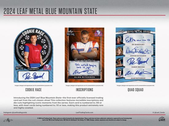 Image for 2024 Leaf Metal Blue Mountain State Hobby Box