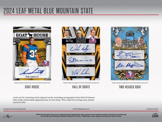 Image for 2024 Leaf Metal Blue Mountain State Hobby Box