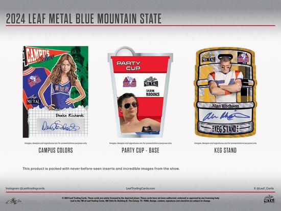 Image for 2024 Leaf Metal Blue Mountain State Hobby Box