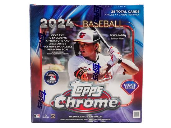 Image for 2024 Topps Chrome Update Series Baseball Mega Box