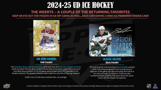 Image for 2024/25 Upper Deck Ice Hockey Hobby 12-Box Case