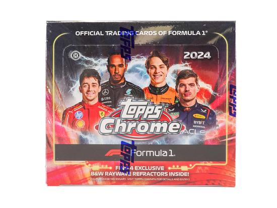 Image for 2024 Topps Chrome F1 Formula 1 Qualifying Lap Hobby 20-Box Case