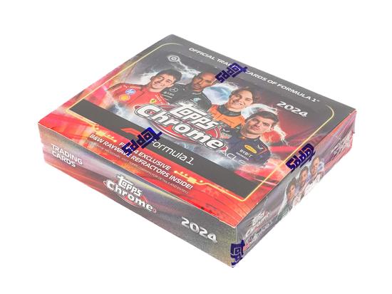 Image for 2024 Topps Chrome F1 Formula 1 Qualifying Lap Hobby 20-Box Case