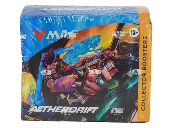 MAGIC THE GATHERING AETHERDRIFT COLLECTOR BOOSTER 6-BOX CASE
