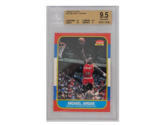 その他 86 87 fleer michael jordan!!! 1986/87 Fleer Michael Jordan Rookie Card #57 BGS 9.5 (GEM MT) | eBay