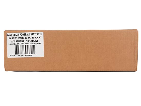 Image for 2024 Panini Prizm Football Mega 20-Box Case (Neon Green Pulsar Prizms)