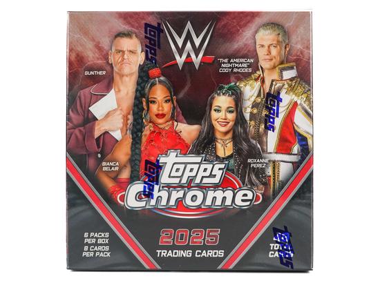 Image for 2025 Topps Chrome WWE Wrestling Mega Box