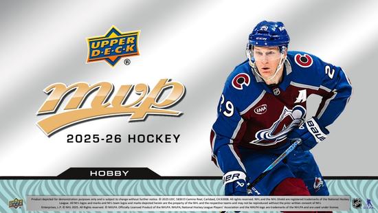 Image for 2025/26 Upper Deck MVP Hockey Hobby 20-Box Case