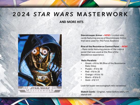 STAR WARS MASTERWORK HOBBY BOX (TOPPS 2024) | eBay