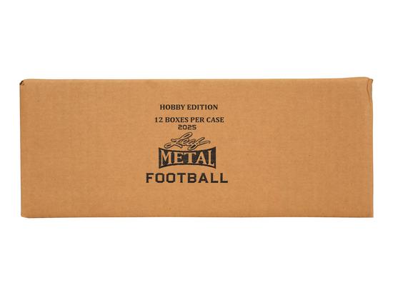 Image for 2025 Leaf Metal Football Hobby 12-Box Case