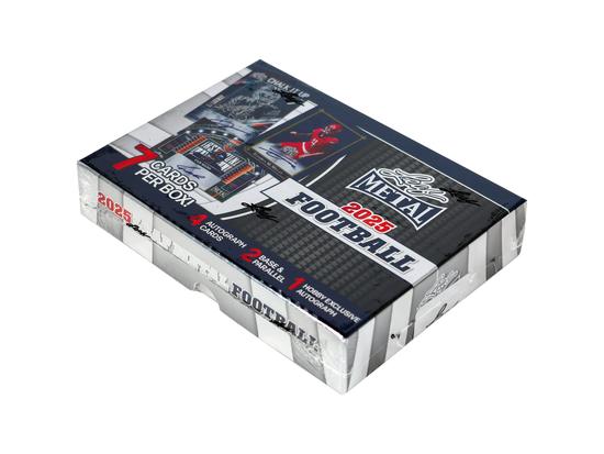Image for 2025 Leaf Metal Football Hobby 12-Box Case
