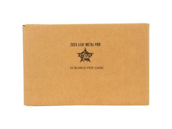 Image for 2024 Leaf Metal PBR Professional Bull Riders Hobby 10-Box Case