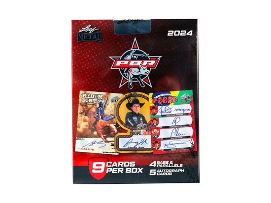 Image for 2024 Leaf Metal PBR Professional Bull Riders Hobby 10-Box Case