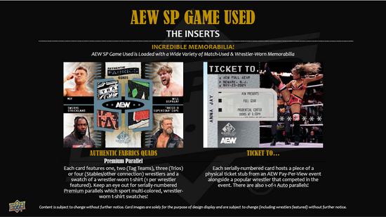 Image for 2025 Upper Deck AEW SP Game Used Wrestling Hobby 18-Box Case