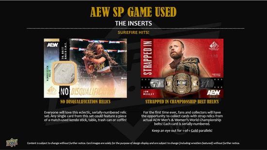 Image for 2025 Upper Deck AEW SP Game Used Wrestling Hobby 18-Box Case