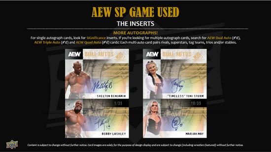 Image for 2025 Upper Deck AEW SP Game Used Wrestling Hobby 18-Box Case
