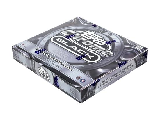 Image for 2025 Topps Chrome Black Baseball Hobby Box