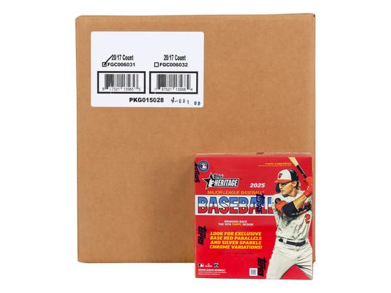 Image for 2025 Topps Heritage Baseball Mega 20-Box Case