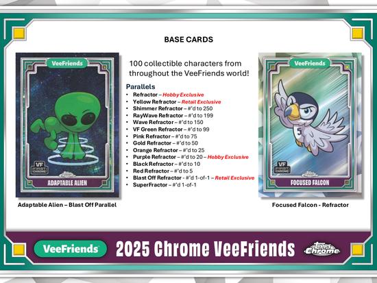 Image for 2025 Topps VeeFriends Chrome Hobby Box