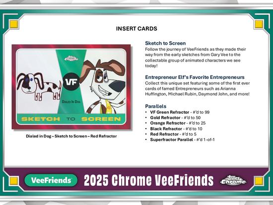 Image for 2025 Topps VeeFriends Chrome Hobby Box
