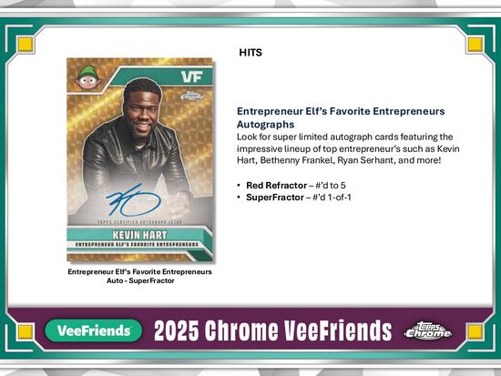 Image for 2025 Topps VeeFriends Chrome Hobby Box